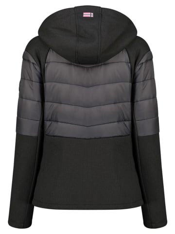 Geographical Norway Kurtka polarowa "Trendy" w kolorze czarnym