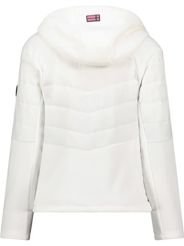 Geographical Norway Kurtka polarowa "Trendy" w kolorze białym