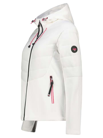 Geographical Norway Kurtka polarowa "Trendy" w kolorze białym