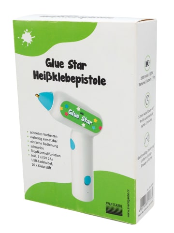 BLS Pistolet "Glue Star" w kolorze białym do kleju na gorąco