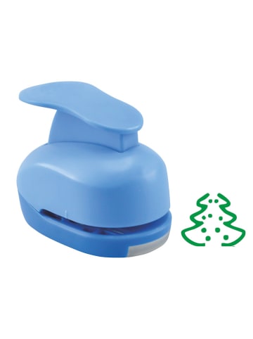 BLS Konturen-Stanzer "Weihnachtsbaum" in Blau