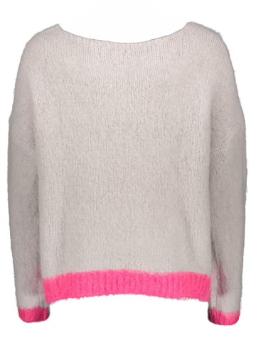 miss goodlife Sweter w kolorze szaro-różowym