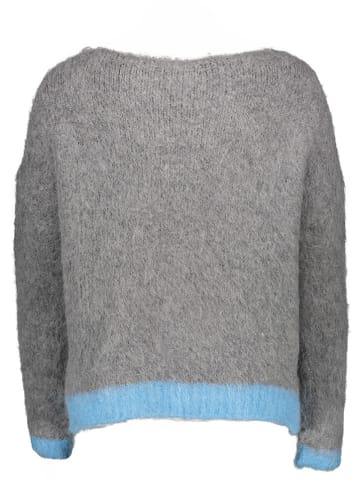miss goodlife Sweter w kolorze szaro-błękitnym