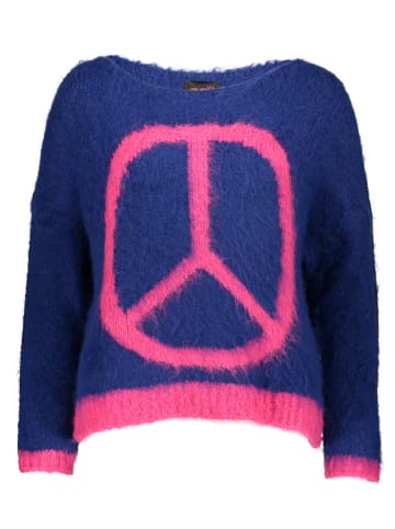 miss goodlife Pullover in Dunkelblau/ Pink