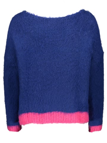 miss goodlife Trui donkerblauw/roze