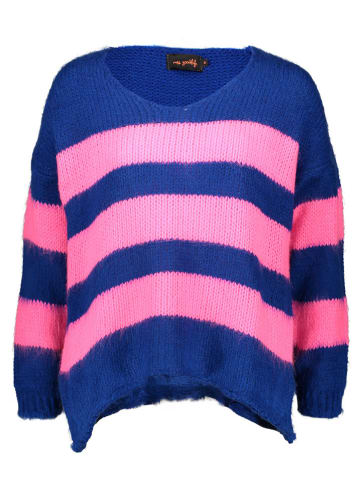 miss goodlife Pullover in Blau/ Pink