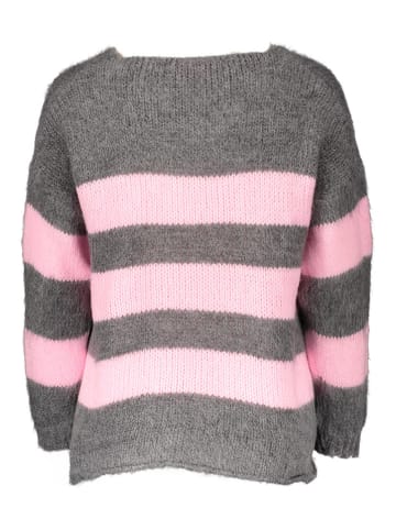 miss goodlife Pullover in Grau/ Rosa