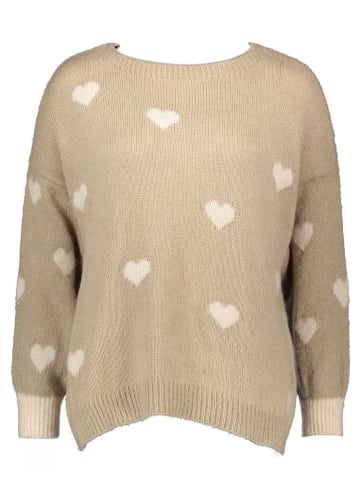miss goodlife Sweter w kolorze beżowym