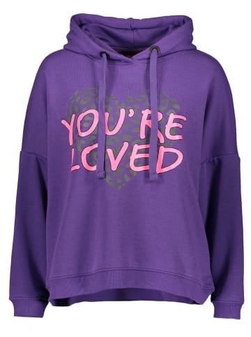 miss goodlife Hoodie "You`re loved" in Lila
