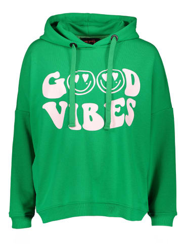 miss goodlife Hoodie "Good vibes" in Grün