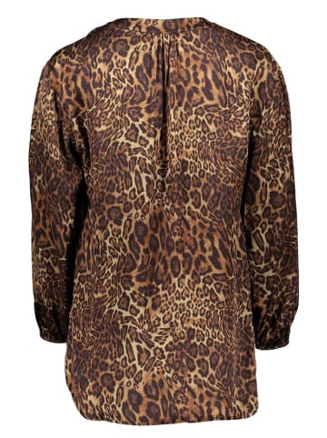 miss goodlife Bluse "Leo" in Hellbraun