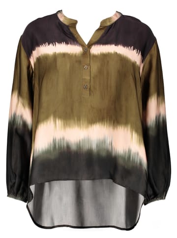 miss goodlife Bluse in Khaki/ Anthrazit