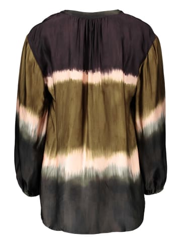 miss goodlife Bluse in Khaki/ Anthrazit