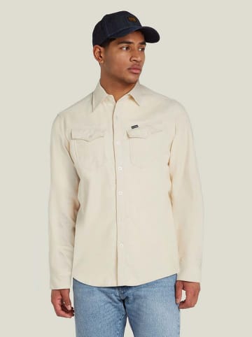 G-Star Hemd - Slim fit - in Beige