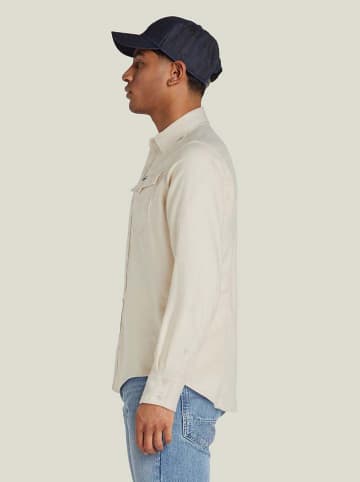 G-Star Koszula - Slim fit - w kolorze beżowym