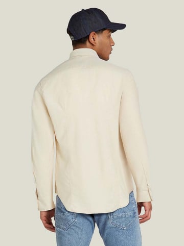 G-Star Koszula - Slim fit - w kolorze beżowym