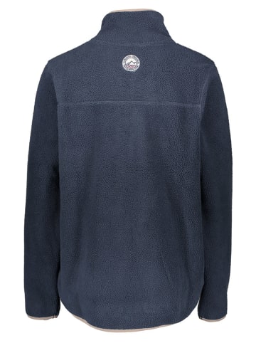 Sublevel Fleece trui donkerblauw/lichtroze