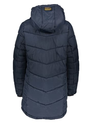 Sublevel Doorgestikte mantel donkerblauw