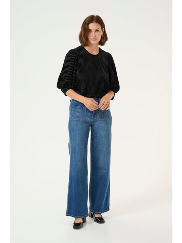 Kaffe Bluse in Schwarz