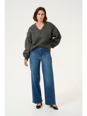 Kaffe Pullover in Anthrazit