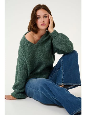 Kaffe Pullover in Grün
