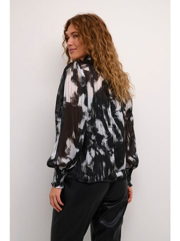 Kaffe Bluse in Schwarz/ Weiß