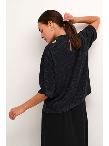 Kaffe Bluse in Schwarz/ Gelb