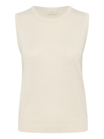 Kaffe Pullunder in Creme