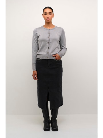 Kaffe Cardigan in Hellgrau