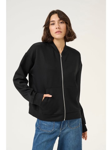 Kaffe Sweatjacke in Schwarz