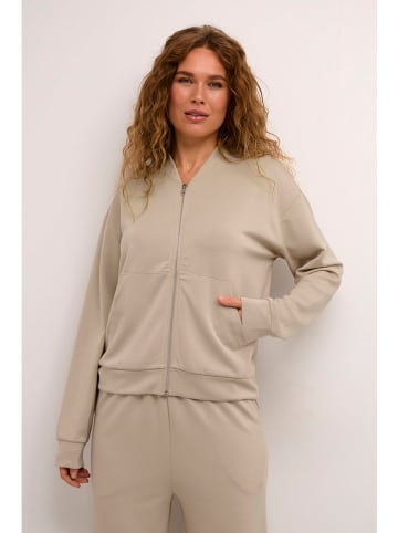 Kaffe Sweatjacke in Beige