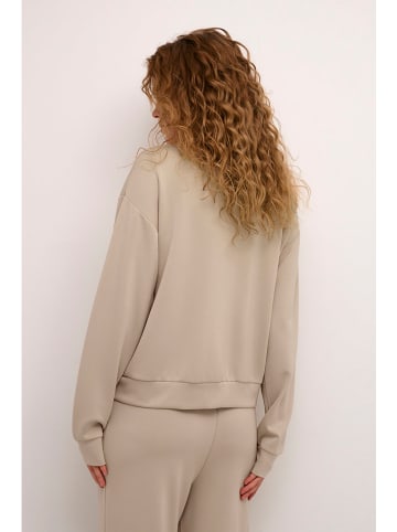 Kaffe Sweatjacke in Beige