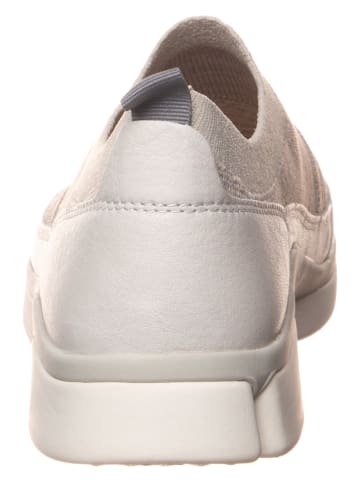 Clarks Leder-Sneakers "Tri Travel" in Weiß