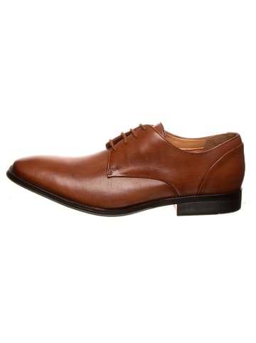 Clarks Leren veterschoenen camel