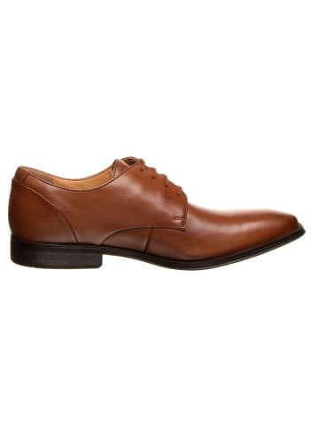 Clarks Leren veterschoenen camel