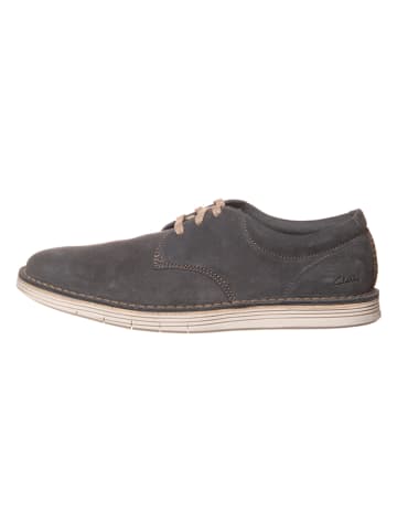 Clarks Leder-Schnürschuhe ''Forge Vibe'' in Grau