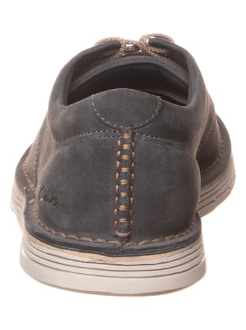 Clarks Leder-Schnürschuhe ''Forge Vibe'' in Grau