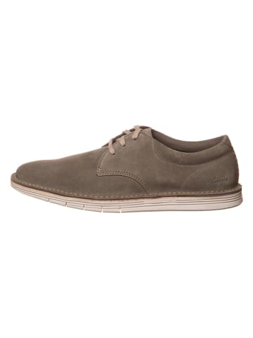 Clarks Leder-Schnürschuhe ''Forge Vibe'' in Khaki