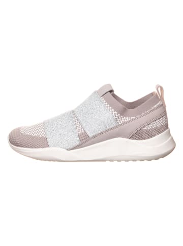 Clarks Leder-Sneakers "Sift Slip" in Grau
