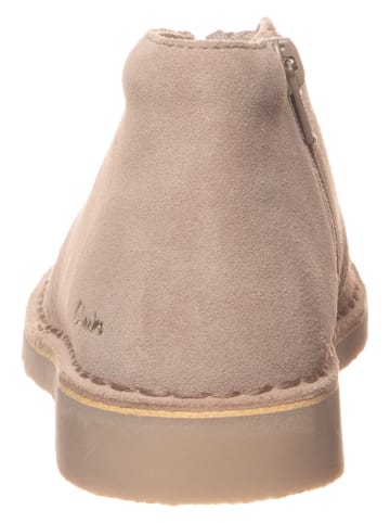 Clarks Leder-Schnürschuhe '' Desert Boot2'' in Beige