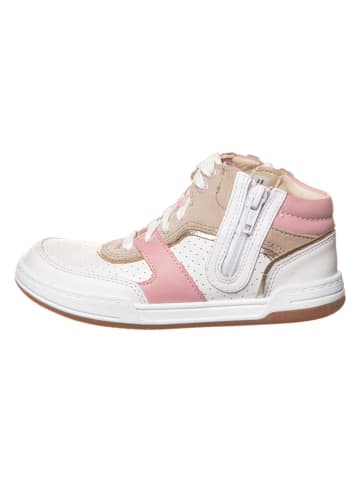 Clarks Leren sneakers "Fawn Peak" wit/beige/lichtroze