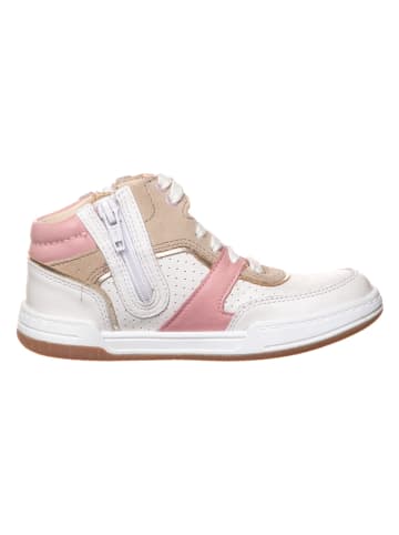 Clarks Leren sneakers "Fawn Peak" wit/beige/lichtroze