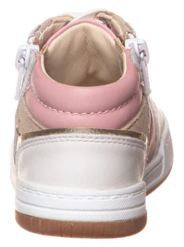 Clarks Leren sneakers "Fawn Peak" wit/beige/lichtroze