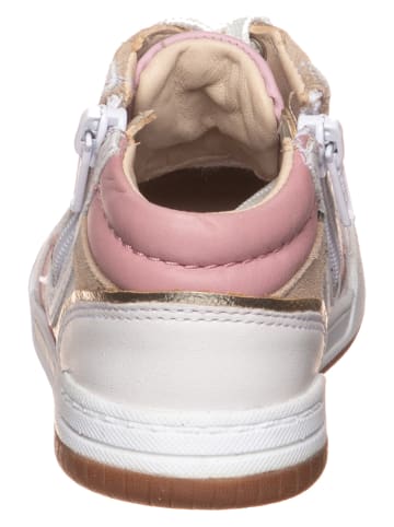 Clarks Leren sneakers "Fawn Peak" wit/beige/lichtroze