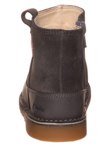 Clarks Leder-Stiefel "Comet Style" in Grau