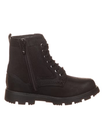 Clarks Leder-Boots "Heath Chard" in Schwarz