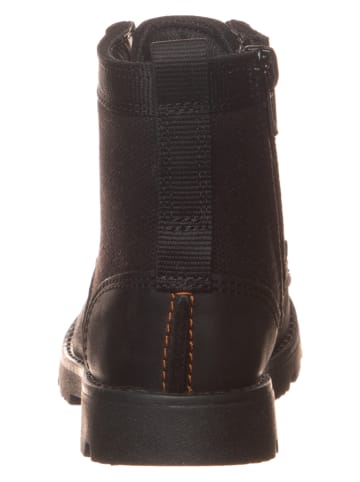 Clarks Leder-Boots "Heath Chard" in Schwarz