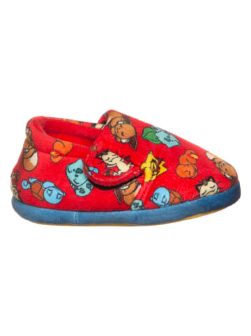 Clarks Kapcie "Fluffy Print" w kolorze czerwonym