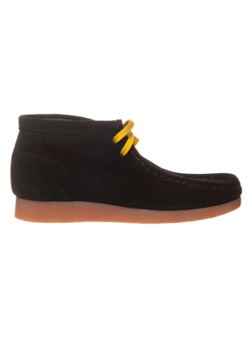 Clarks Leren boots "Wallabee Mist" zwart