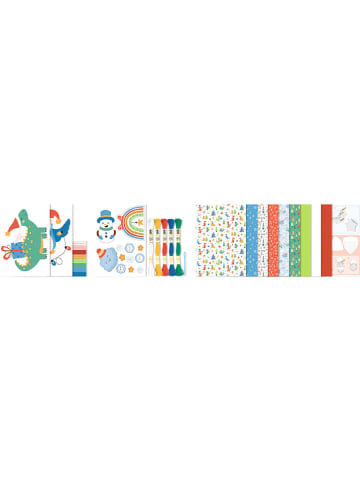 URSUS Papier-Bastelset "Winter holidays" in Bunt